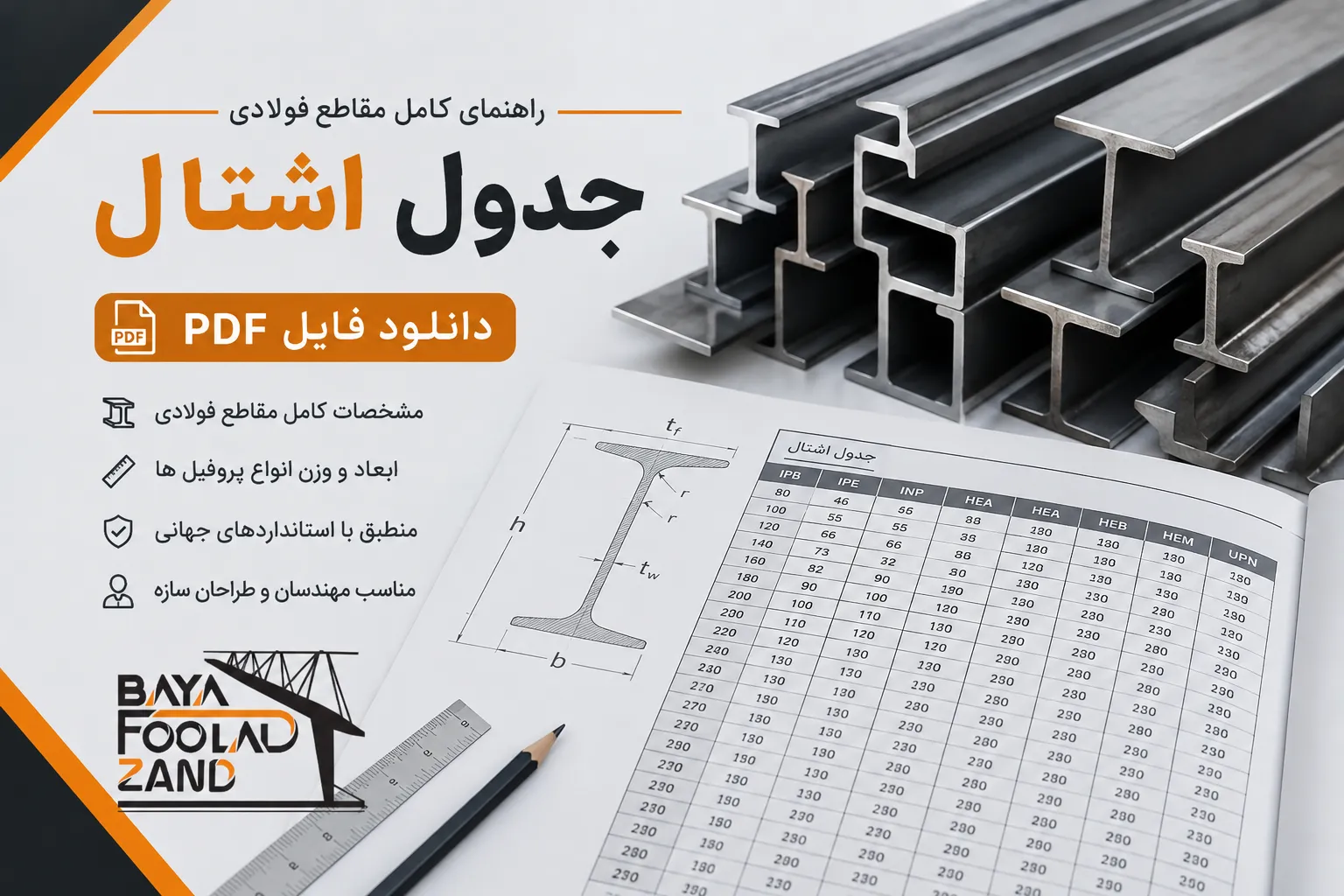 جدول اشتایل